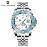 New PAGANI DESIGN 40MM GMT Mechanical Wristwatch Sapphire Ceramic Bezel Automatic Watch Stainless Steel 100M Waterproof Watches