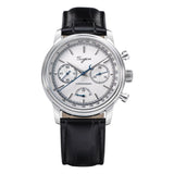 Sugess Pilot Watch Men ST1906 Movement Handwind Chronograph Wristwatches Sapphire Waterproof Hand Wind PowerReserve Luminous V2