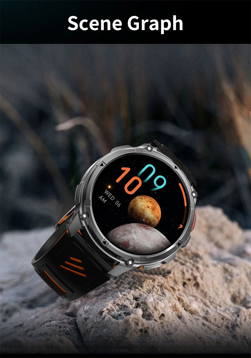 T-REX3 Ultra 1100mAh GPS Smart Watch for Men