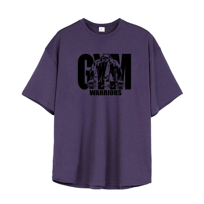 Men’s Quick-Dry Oversized Mesh Sport Tee