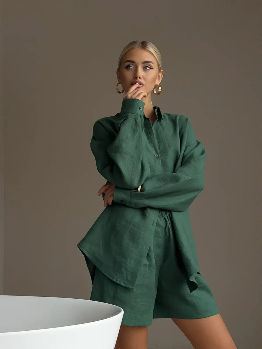 Women’s 100% Cotton Cozy Lounge Set