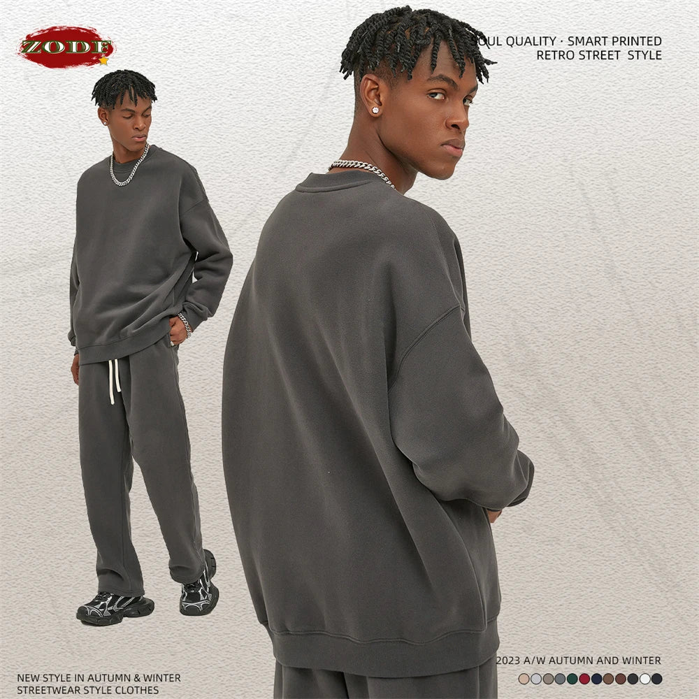 Men's 350gsm Fleece Crewneck Sweatshirt