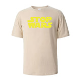 Stop Wars Graphic Cotton T-Shirt