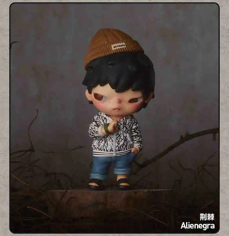 POP MART Original Hirono X CLOT Series Blind Box Trendy Fashion Toy Gift Ornament Collectible Toys Christmas Decoration Toy Gift