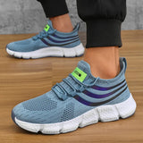 Men's Breathable Mesh Lace-Up Sneakers