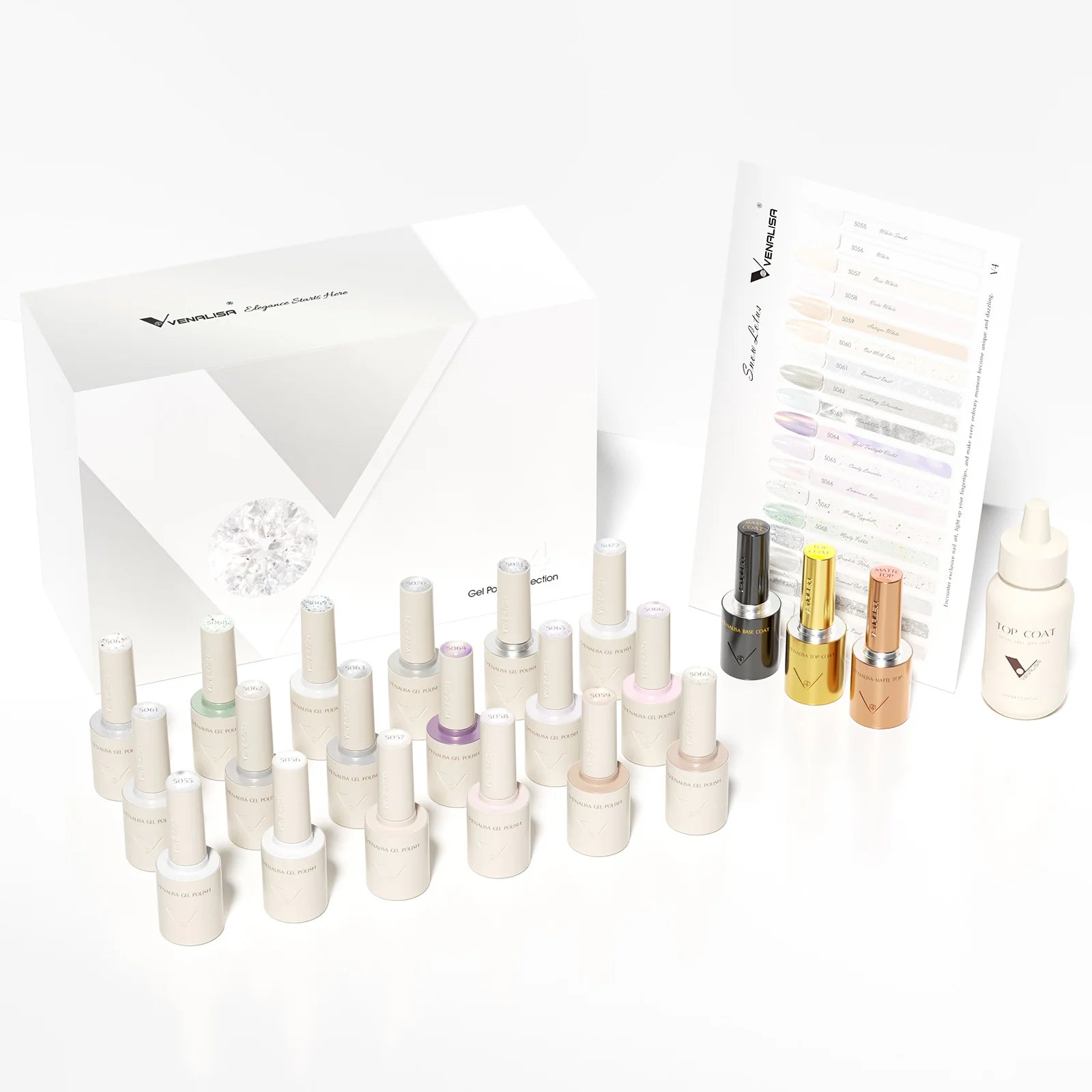 VENALISA 10ml Gel Polish Kit – HEMA & TPO Free