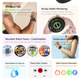 2026 New Lady Fashion Smart Watch women AMOLED HD Screen GPS Sport Heart Rate Bluetooth Call Waterproof Outdoor Smartwatch Women