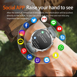 GUHUAVMI AK95 Pro Smartwatch – AMOLED, GPS & Flashlight