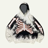 Men’s Skull Graphic Pullover Hoodie