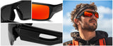 MAXJULI Polarized Sunglasses Wrap Around Sports Sunglasses for Big Wide Heads Men Women UV400 Sun Glasses 8232