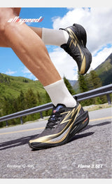 361 Degrees Flame 3.5 Men Running Shoes Carbon Plate Racing Marathon Professional Cushioning Anti-slip Male Sneaker 672512215F