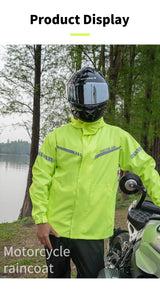 Motor Air Motorcycle Raincoat – 2-Piece Riding Suit