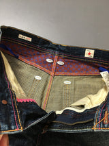 Men's Vintage Cotton Selvedge Denim Jeans – Loose Straight Fit