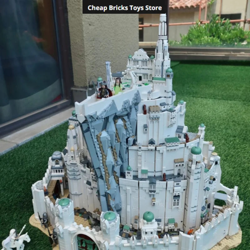 Educational 2026 Assembly 8278pcs DIY Bricks Building Blocks Suitable The City Capital Minas Tirith Model Gifts for Adults Toys