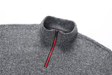 Men’s Fleece Half-Zip Turtleneck Sweatshirt