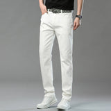 Men's Elastic Colorful Straight-Fit Jeans | Spring Autumn