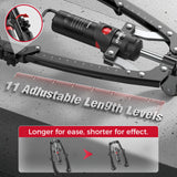 FED Fitness 3-in-1 Arm Trainer & Ab Roller | 15-Level Hydraulic