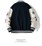 Retro Campus Letterman Jacket