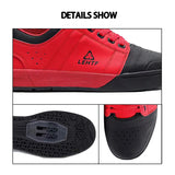 LEHTF Men's Breathable Lace-Up MTB Cycling Shoes
