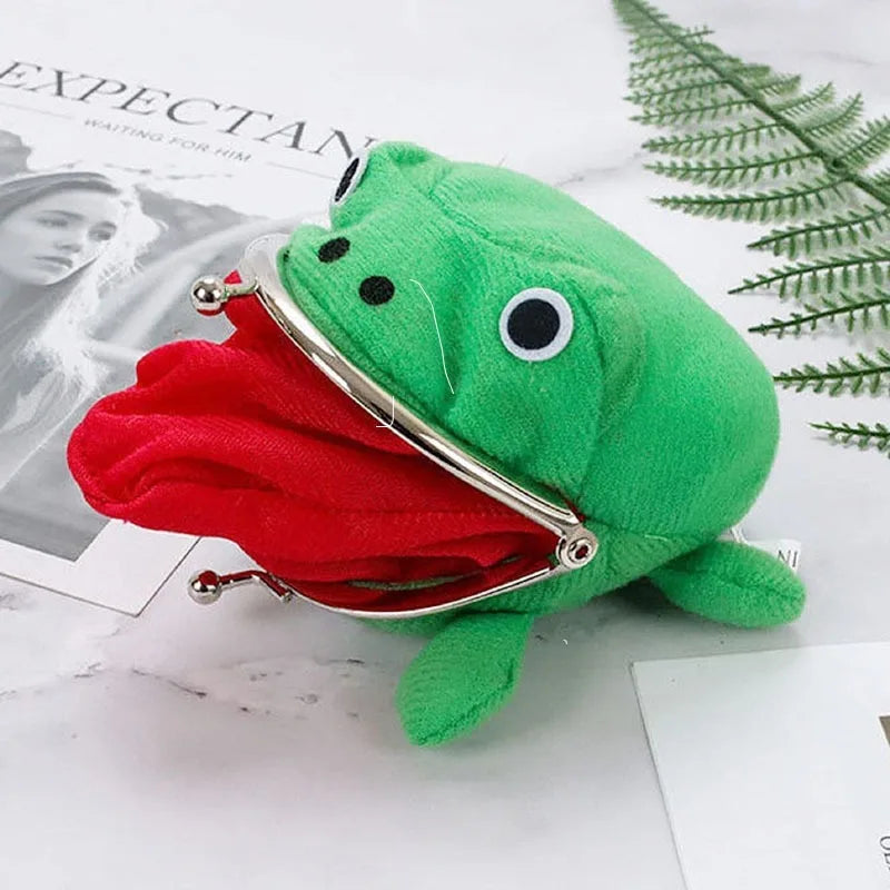 Ninja Frog Plush Coin Purse