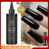 BORN PRETTY 250g Super Top Coat Gel Nail Polish Base Gel Matte Top Coat Semi-Permanent Varnish Soak Off Nail Art Functional Gel