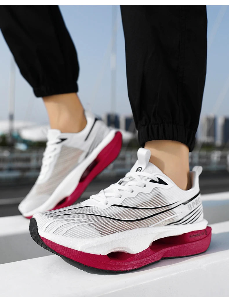 Lohengrin Unisex Air Mesh Running Sneakers — Breathable, Height-Boosting, Anti-Odor