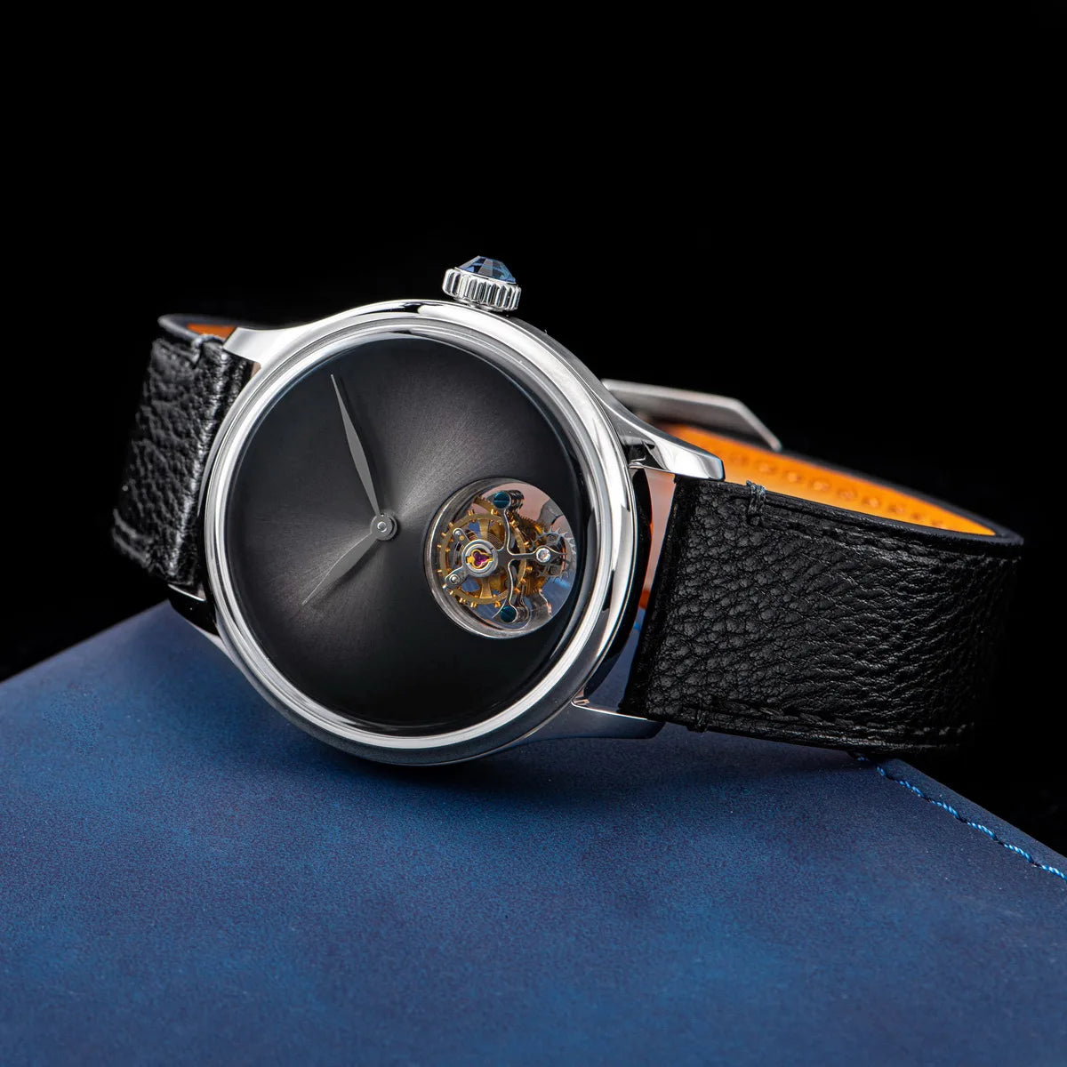 SUGESS 38mm Tourbillon Minimalist Watch | Seagull S8000 Movement