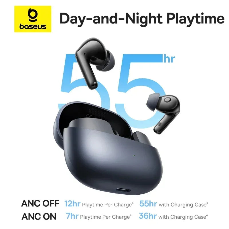 Baseus Bass EP10 Pro ANC Earbuds – Hi-Res LDAC Wireless