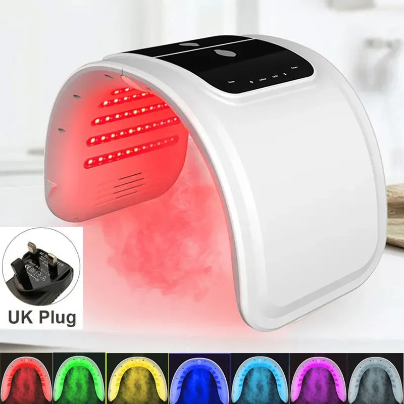 7 Colors PDT LED Mask 2025 Professional Facial Red Light Therapy Face Lift Anti Wrinkle Beauty Machine Skin Rejuvenation Device
