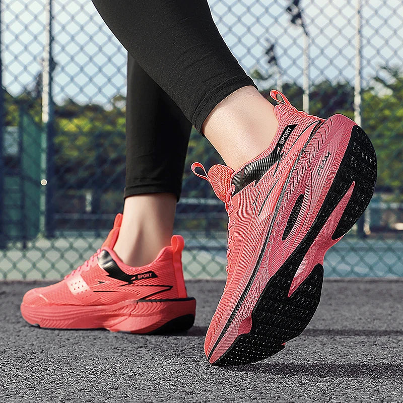 2026 Men Sports Running Shoes Carbon Board Air Cushion Breathable Lightweight Women's Comfortable Athletic Nonskid Sneakers