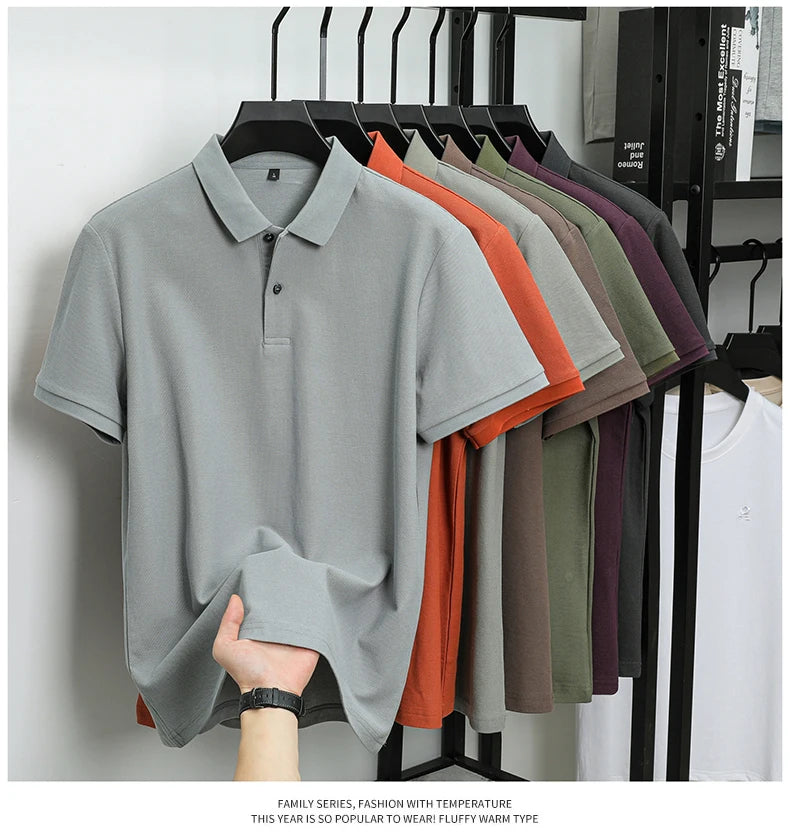 Premium 100% Cotton Polo Shirt for Men | Smart Casual
