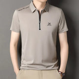 Men's Zipper Polo Shirt | Smart Casual All-Season