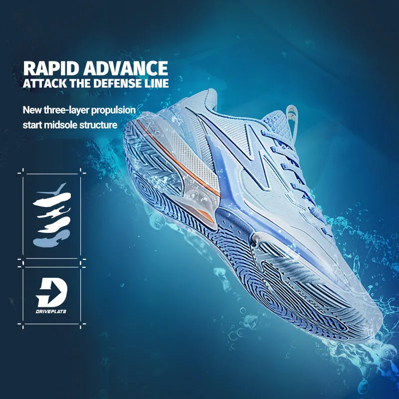 361 Degrees BIG3 6.0 Men's Basketball Wear-Resistant Non-slip Shock-absorbing Rebounding Actual Combat Sneakers Male 572521110