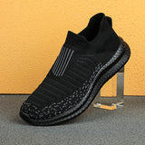 Men's Slip-On Casual Sneakers — Breathable Mesh, Lightweight, Anti-Slip
