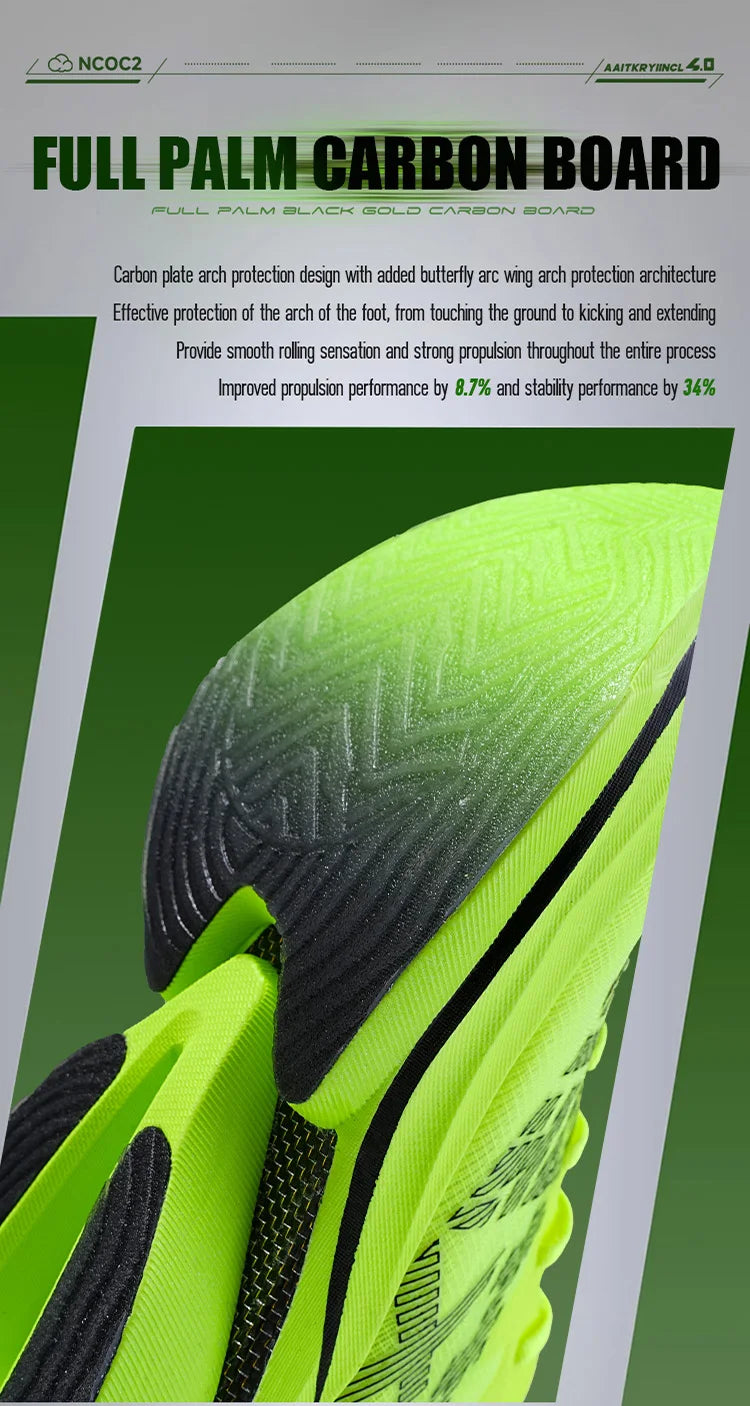 IRUNSVAN Carbon Plate Sports Shoes Marathon Professional Running Shoes Shock Absorbent Breathable Jogging Shoes Unisex 095