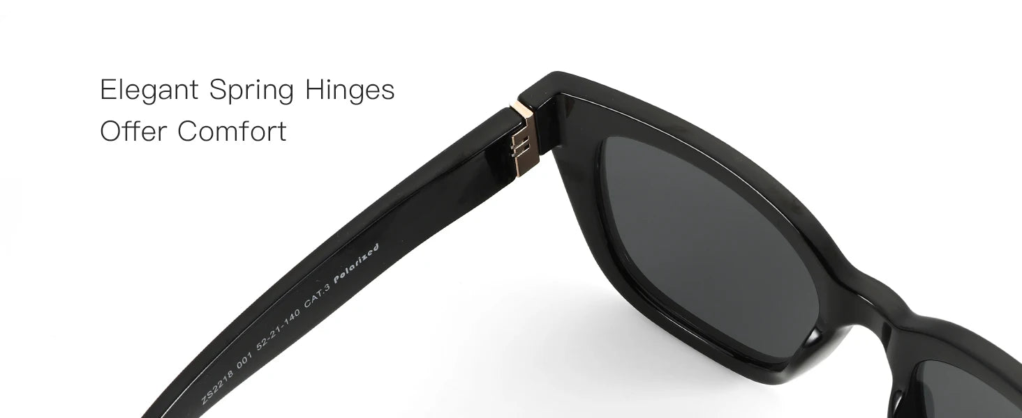 ZENOTTIC Retro Square Polarized Sunglasses for Women Vintage Sun Glasses UV400 Protection Trendy Shades Fashion Style