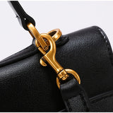 Minimalist Luxury Korean Soft Leather Flap Bag Women Detachable Crossbody Strap Large Capacity Office Daily Commuter Hand Purse