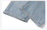 SIMWOOD 2026 Autumn Winter New Loose Straight 13oz 100% Cotton Fabric Jeans Men Washed Vintage Classical Denim Trousers