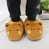 Panda Bubu & Yier Plush Slippers - Unisex Indoor Cotton Shoes