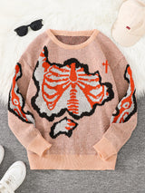 Men's Butterfly Jacquard Knit Sweater