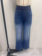 Women's Y2K Baggy Stretch Jeans – High Waist Loose Fit
