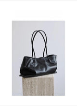 Motingsome Oversized Natural Leather Woman Bags 2025 New Fashion Handbag and Purses Large Capacity Commuter Bag Casual Tote