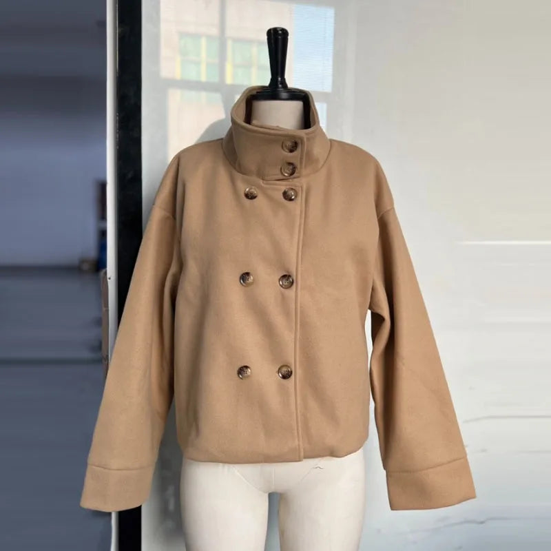 Women's Stand Collar Zip Jacket – Autumn/Winter