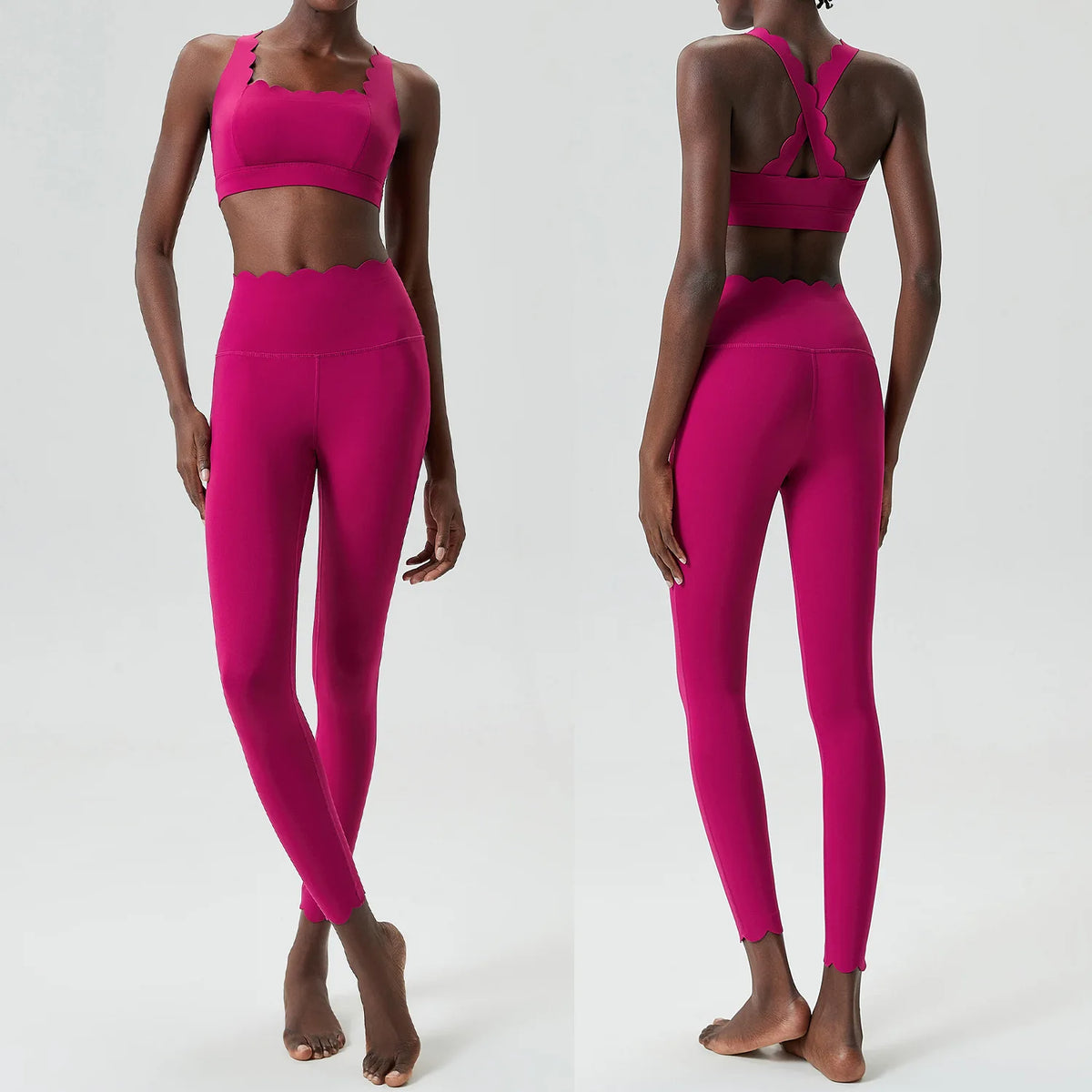 Women's Seamless High-Stretch Yoga & Fitness Set (2-Piece)