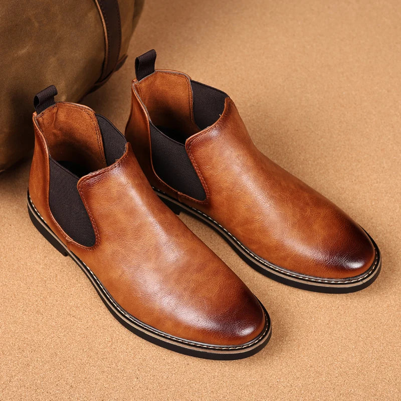 Men’s Retro Chelsea Ankle Boots
