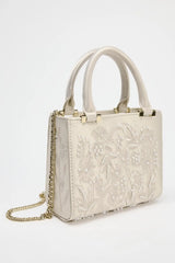 Floral Pearl Mini Duffel Bag