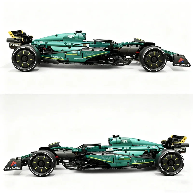 MK6022 1912PCS 1:8 New Technic Martin Aramco AMR25 Building Blocks MOC Sports Car DIY Assembly Model Set Toy Gifts for Boy Decor
