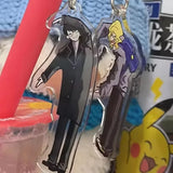 Anime Couple Acrylic Keychain Set