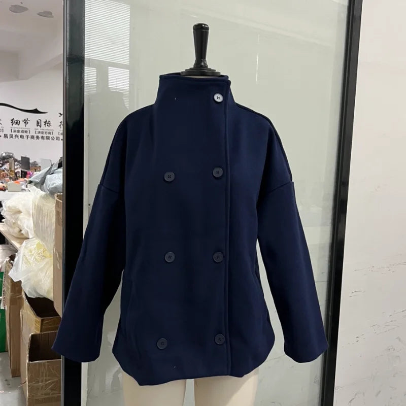 Women's Stand Collar Zip Jacket – Autumn/Winter