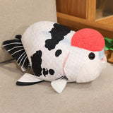 50cm Lifelike Fish Plush Stuffed Toy Goldfish Big Head Soft Pillow for Zoo Park Souvenir Lovely Lan Shou Animal Plushie